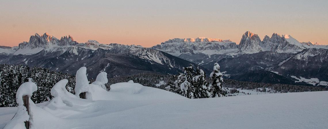 Die Berge im Winter