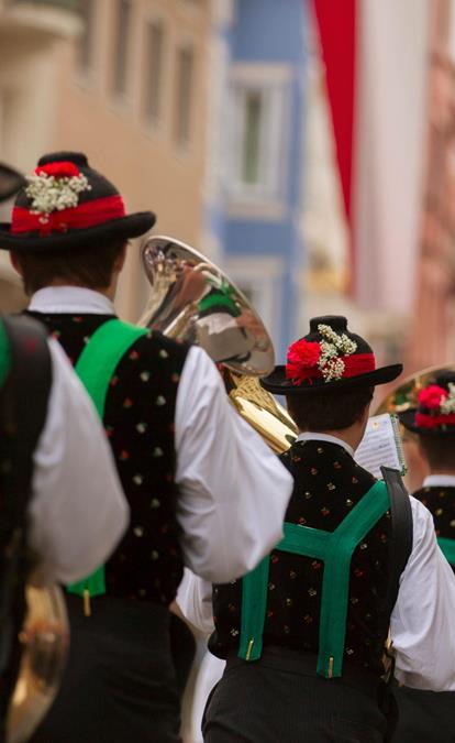 A marching band